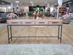 Hall Table: Frredo Hall Table 4 Drawer