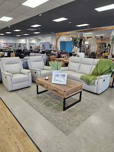 Lounge Set: Roberto RR + R +R   Grey leather