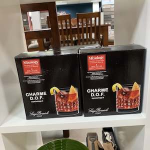 Glassware: Boxed set of 4 Charme   glasses