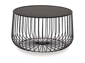 Lounge Furniture: Chia Coffee Table Black Powder Coated