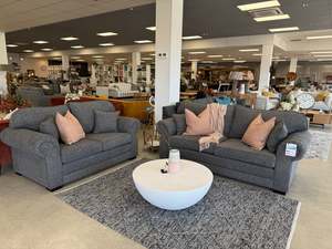 Lounge Furniture: Bella 3+2 Montague Dark Rock