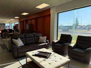 Lounge Furniture: Jackson 3+1+1 Recliner Suite Manual Chocolate