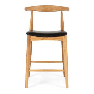 Elbow Barstool Natural Oak