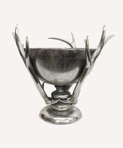 Accessories Gifts: Antler Bowl - Silver