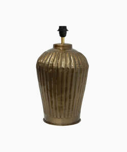 French Country: Kochi Ribbed Lampbase