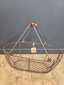 Wire Basket Oval  Large