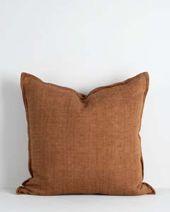 Cassia Feather Filled Cushion Tobacco