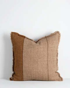 Furtex: Frankton Feather Filled Cushion Caramel