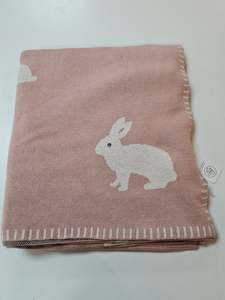 Throws: Bunny Throw Blush