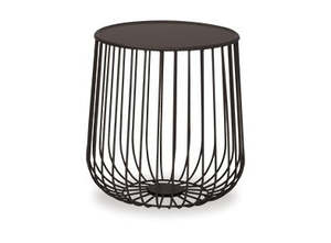 Chia Lamp Table Black Powder Coated Steel