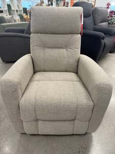 Lounge Furniture: Lucy Electric Recliner - Oatmeal