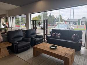Lounge Furniture: Ainsley 3+1+1 Electric Leather Suite