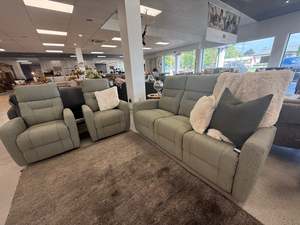 Lucy Electric  3+1+1 Lounge Suite - Green