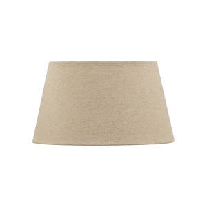 Accessories Gifts: Raw Linen Tapered Drum Lampshade 41cm