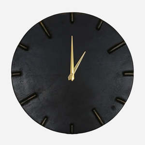 Liverpool Forged Iron Wall Clock