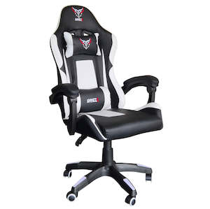 GAMEZX Gaming Chair Black and White