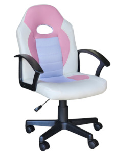 Pluto Gaming Chair Pink / White