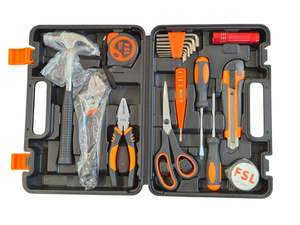 Appliances: 20 Pcs Household Hand Tool Set with Tool Box.