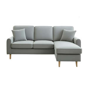 Sofas And Sofa Beds: Hartford corner sofa with reversible chaise light grey