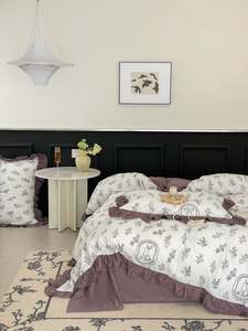 Violet Reverie 100% Cotton Bedding Set