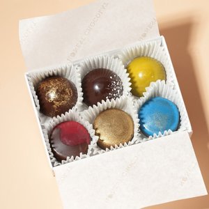 Chocolate Bonbons: His Selection - 6 Chocolate Bonbons