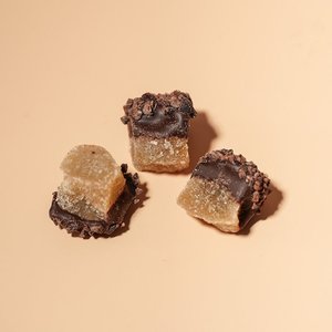 Chocolate Dipped Organic Ginger