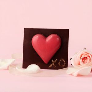 Products: Salted Caramel and Hazelnut Chocolate Heart