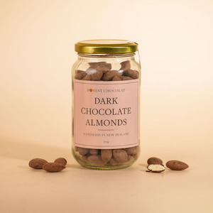 Chocolate Treats: Dark Chocolate Almonds Jar - Large