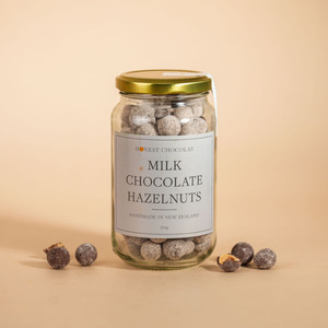 Chocolate Treats: Milk Chocolate Hazelnuts Jar - Large