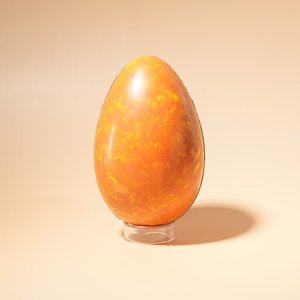 Easter: Volcano Milk Chocolate Easter Egg with Hazelnut Praline & Crispy Rice