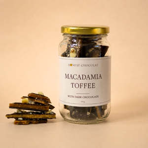 Macadamia Toffee with Dark Chocolate