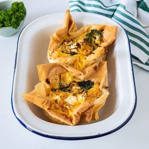 Spinach and Feta Filo Tart