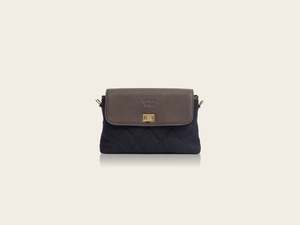 The Quilted Crossbody - Navy