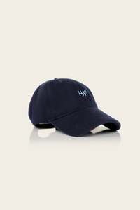 Frontpage: The Heritage Wool Cap - Navy/Light Blue