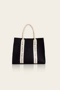 Frontpage: The Heritage Bag - Midnight Cream
