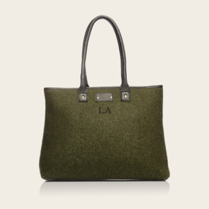 The Mini Tote - Forest Green