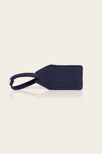 Luggage Tag - Navy Felt