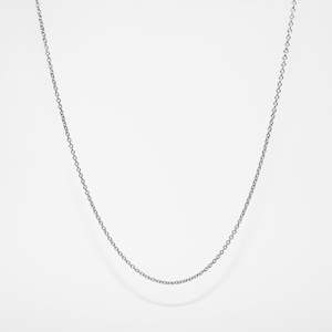 Chains: 45cm Sterling Silver Round Cable Chain