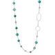 Amazonite & Sterling Silver Long Necklace