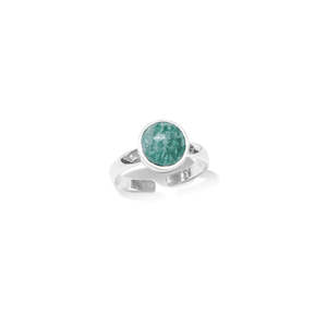 Gemstone Jewellery: Amazonite & Sterling Silver Ring