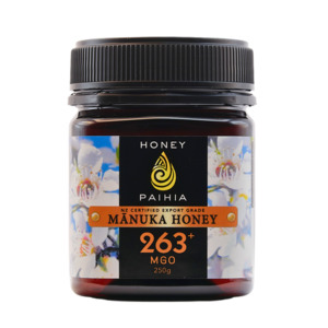 Products: Manuka Honey 263+ MGO (10+) 250g Honey Paihia