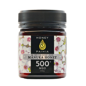 Products: Manuka Honey 500+ MGO (15+) 250g Honey Paihia