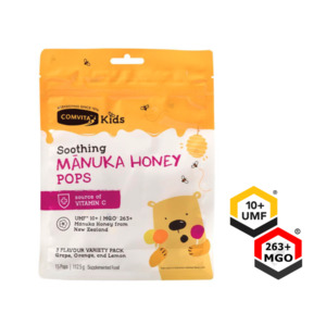 Frontpage: Kids Soothing Pops With UMF™ 10+ Mānuka Honey