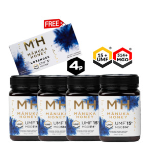 2kg of UMF 15+ Manuka Honey + FREE Lozenges