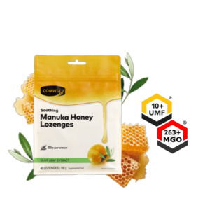 Manuka Honey Lozenges Olive Leaf Extract | 40 Lozenges