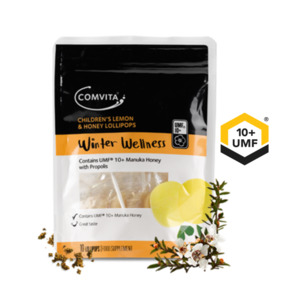 Lozenges: Children's Manuka Honey Lemon & Honey Lollipops