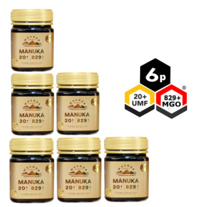 6 X UMF 20+ Manuka Honey | 250g