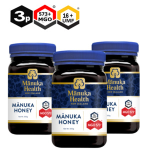 3 X MGO 573+ Manuka Honey | 500g