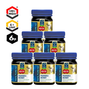 Manuka Health: 6 X MGO 100+ Manuka Honey 250g