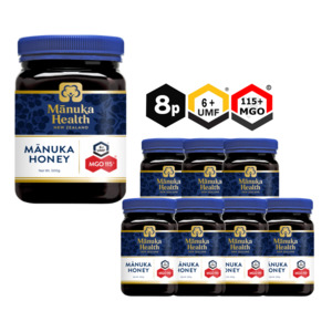 8 X MGO 115+ Manuka Honey | 500g